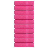 Asciugamani Doccia 10 pz Rosa 70x140 cm 360 g/m² 100% Cotone 137051