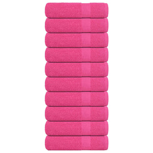 Asciugamani Doccia 10 pz Rosa 70x140 cm 360 g/m² 100% Cotone 137051