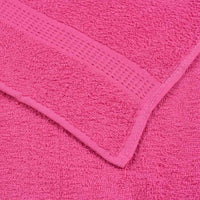 Asciugamani Doccia 10 pz Rosa 70x140 cm 360 g/m² 100% Cotone 137051