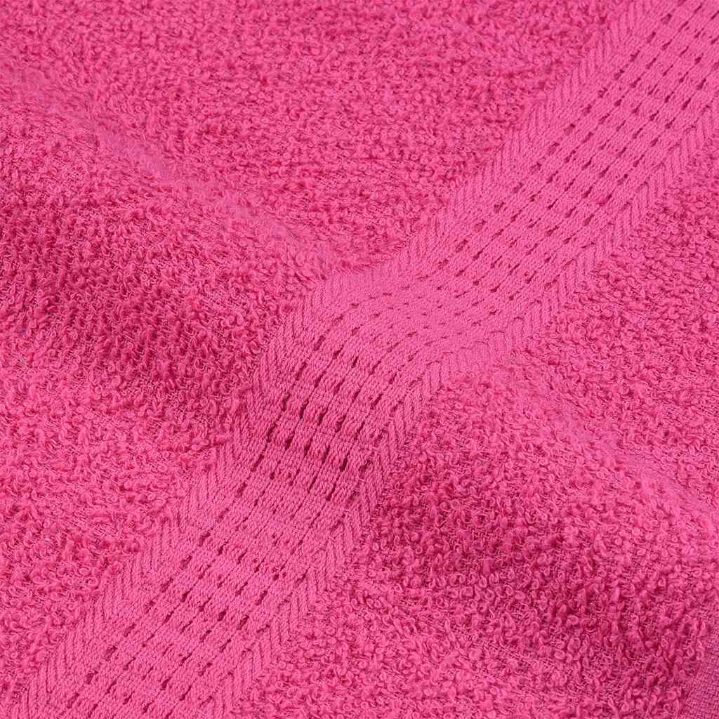 Asciugamani Doccia 10 pz Rosa 70x140 cm 360 g/m² 100% Cotone 137051