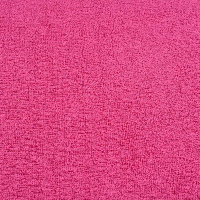 Asciugamani da Bagno 10 pz Rosa 100x150 cm 360 g/m² 100% Cotone 137054