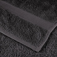 Asciugamani Ospiti 4 pz Antracite 30x50cm 600gsm 100% Cotone 137153