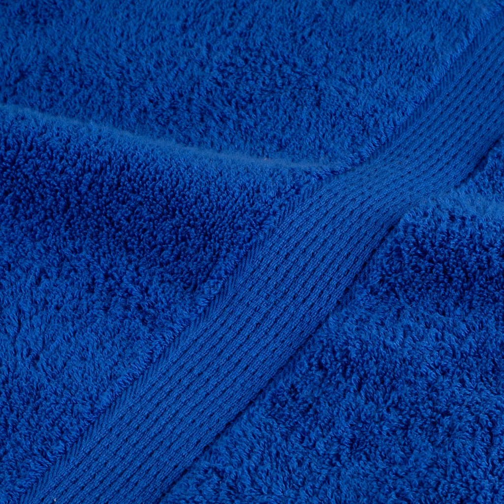 Asciugamani Ospiti 2 pz Blu 30x50 cm 600gsm 100% Cotone 137182