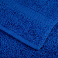 Asciugamani per Sauna 2 pz Blu 50x100 cm 600gsm 100% Cotone 137187