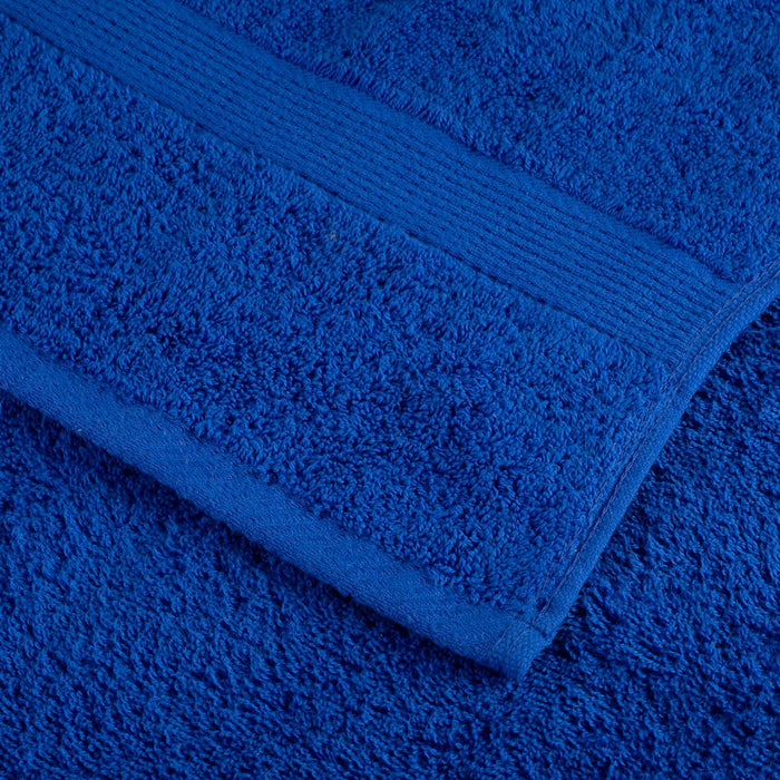 Asciugamani da Bagno 10 pz Blu 100x150cm 600gsm 100% Cotone 137193