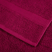 Salviette Premium 4 pz Bordeaux 30x30 cm 600gsm 100% Cotone 137204