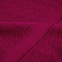 Asciugamani Ospiti 10 pz Bordeaux 30x50 cm 600gsm 100% Cotone 137208