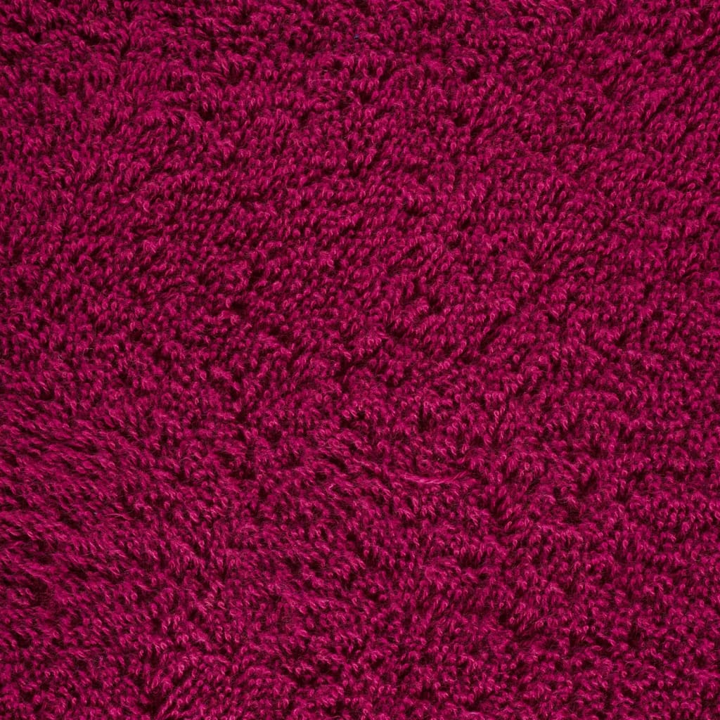 Asciugamani da Doccia 2 pz Bordeaux 70x140cm 600gsm 100% Cotone 137212