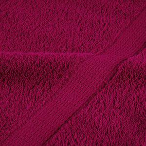 Asciugamani da Doccia 2 pz Bordeaux 70x140cm 600gsm 100% Cotone 137212