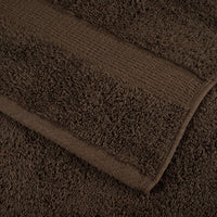 Asciugamani per Sauna 10 pz Grigi 80x200cm 600gsm 100% Cotone 137244