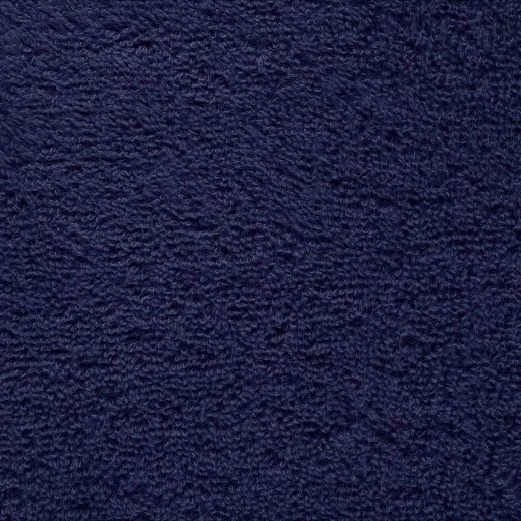 Salviette Premium 2 pz Blu Navy 30x30 cm 600gsm 100% Cotone 137251