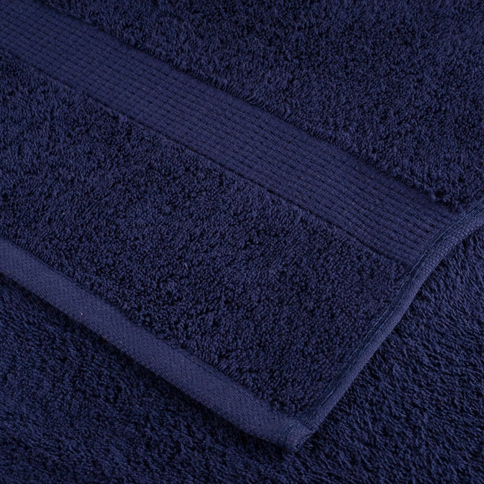 Asciugamani Doccia 10 pz Blu Navy 70x140 cm 600gsm 100% Cotone 137262