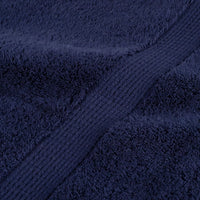 Asciugamani Doccia 10 pz Blu Navy 70x140 cm 600gsm 100% Cotone 137262