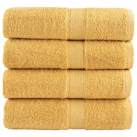 Asciugamani Ospiti 4 pz Oro 30x50 cm 600gsm 100% Cotone 137279