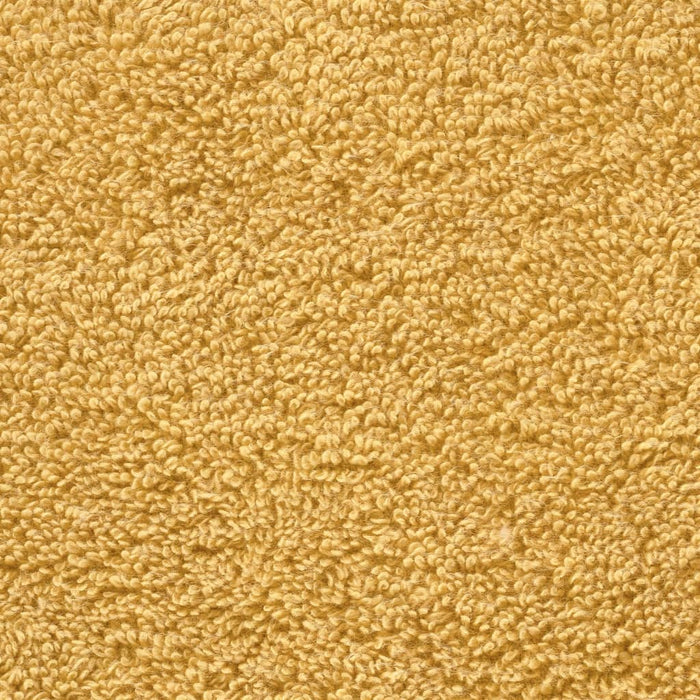 Asciugamani Premium 2 pz Oro 50x100 cm 600gsm 100% Cotone 137281