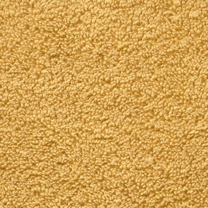 Asciugamani da Bagno 10 pz Oro 100x150cm 600gsm 100% Cotone 137289