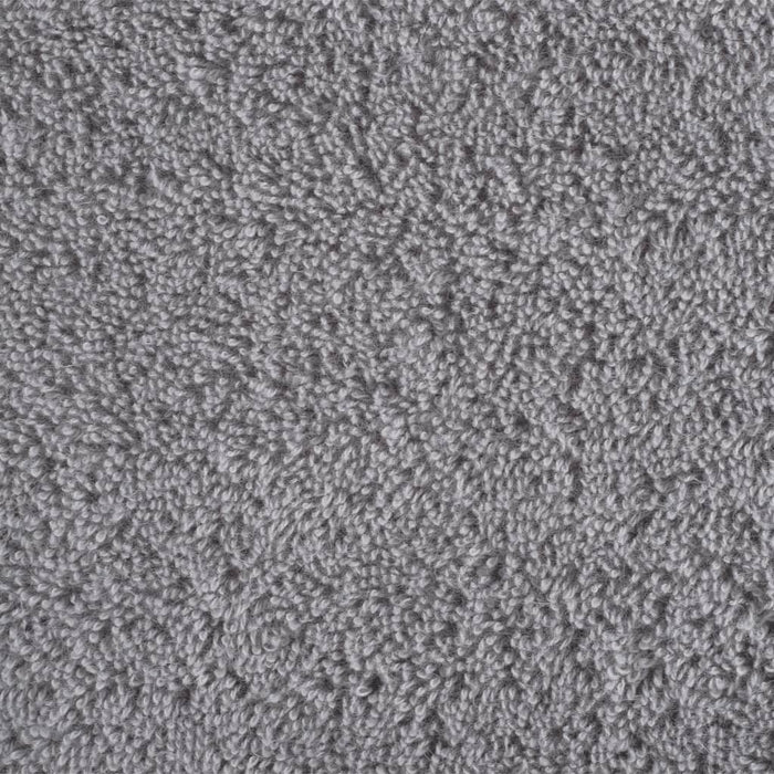 Asciugamani da Doccia 10 pz Grigi 70x140 cm 600gsm 100% Cotone 137310