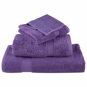 Salviette Premium 10 pz Viola 30x30 cm 600 g/m² 100% Cotone 137349