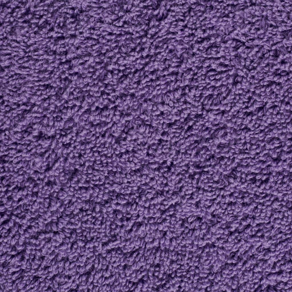 Salviette Premium 10 pz Viola 30x30 cm 600 g/m² 100% Cotone 137349