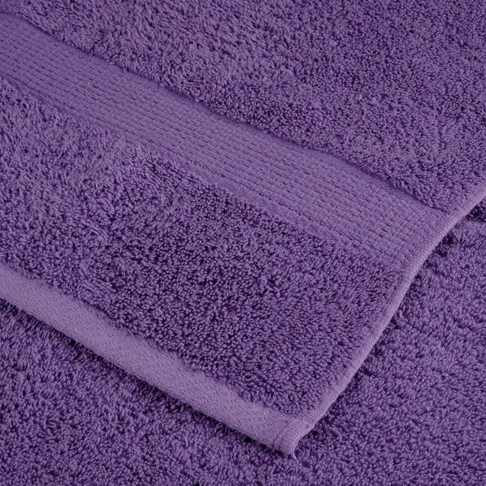 Asciugamani per Ospiti 2 pz Viola 30x50 cm 600 g/m² 100% Cotone 137350