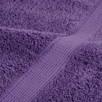 Asciugamani da Doccia 10 pz Viola 70x140cm 600 g/m² 100% Cotone 137358