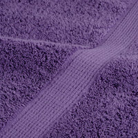 Asciugamani per Sauna 10 pz Viola 80x200cm 600 g/m² 100% Cotone 137364