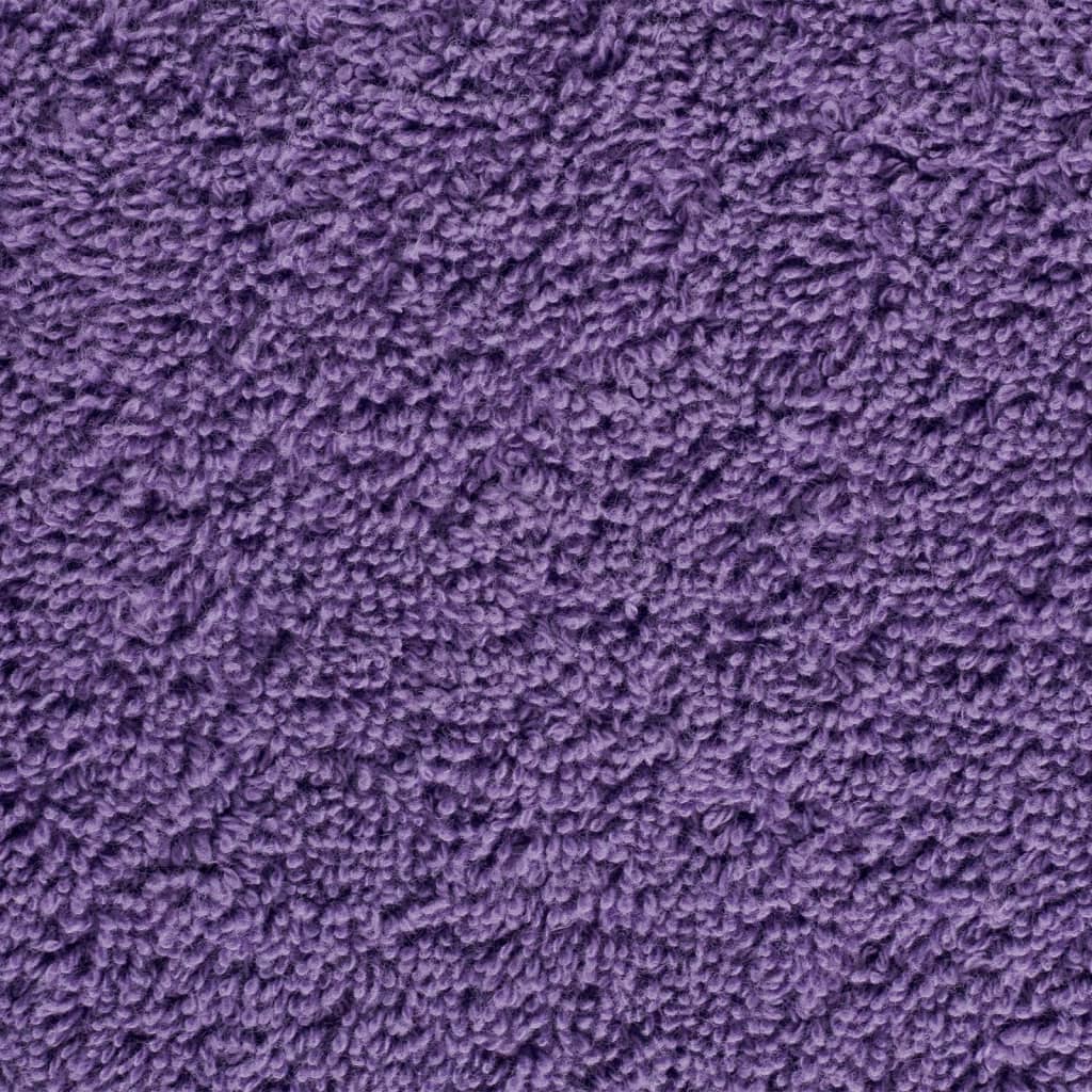 Asciugamani Premium 4 pz Viola 100x200 cm 600 g/m² 100% Cotone 137366