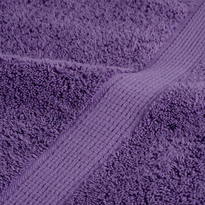 Asciugamani Premium 4 pz Viola 100x200 cm 600 g/m² 100% Cotone 137366