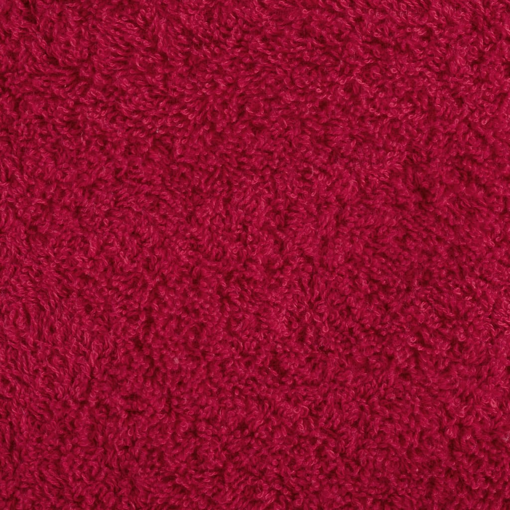 Salviette Premium 10 pz Rosse 30x30 cm 600 g/m² 100% Cotone 137397