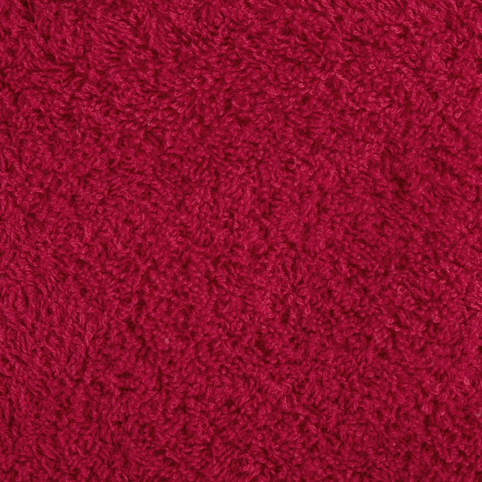 Salviette Premium 10 pz Rosse 30x30 cm 600 g/m² 100% Cotone 137397