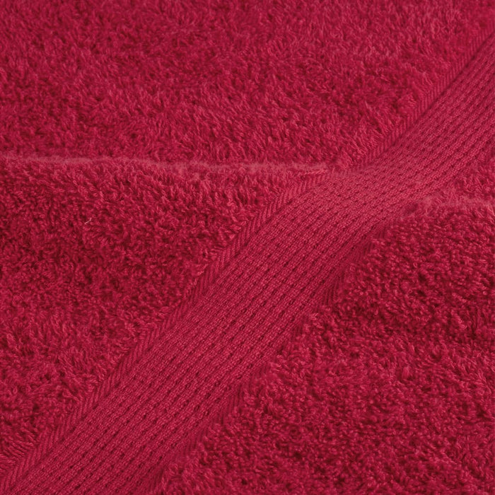 Salviette Premium 10 pz Rosse 30x30 cm 600 g/m² 100% Cotone 137397