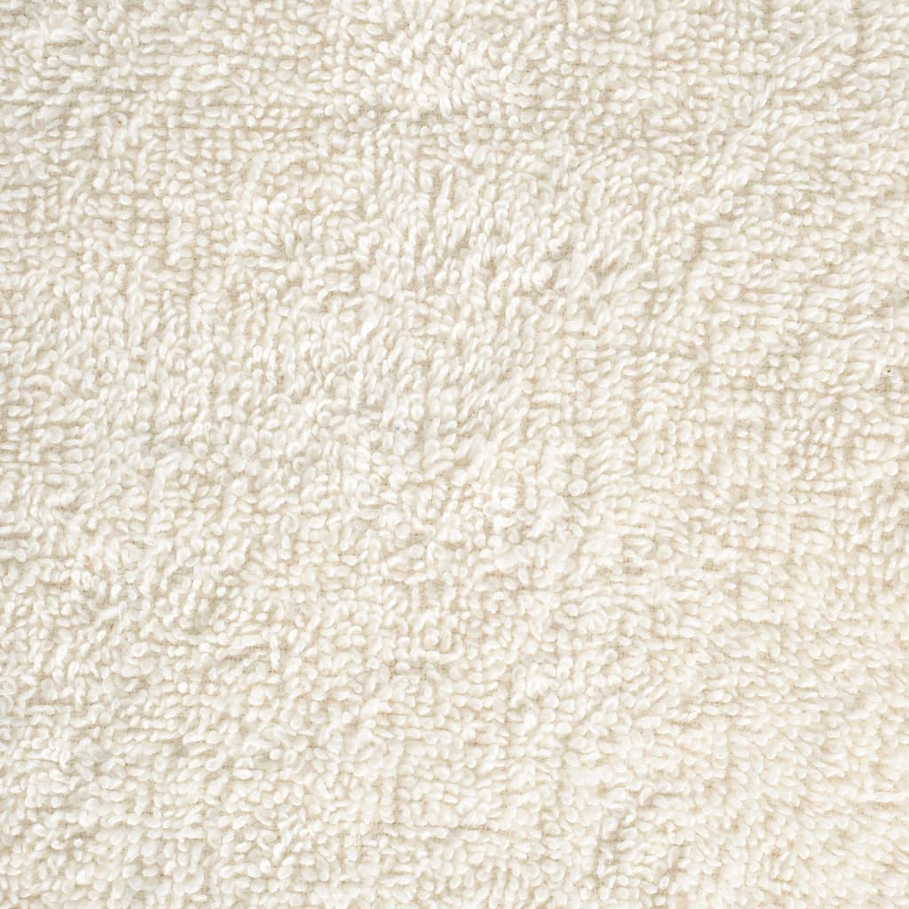 Asciugamani Premium 2 pz Crema 100x200 cm 600 g/m² 100% Cotone 137485