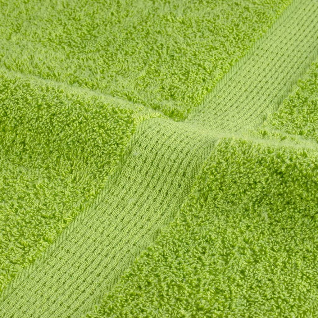 Asciugamani 10 pz Verde Mela 50x100 cm 600 g/m² 100% Cotone 137499