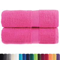 Salviette Premium 2 pz Rosa 30x30 cm 600 g/m² 100% Cotone 137515