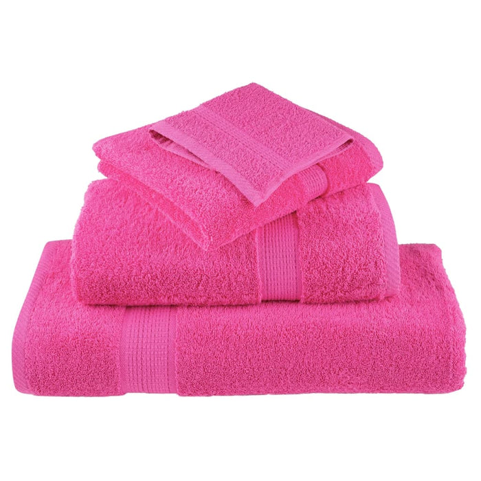 Salviette Premium 10 pz Rosa 30x30 cm 600 g/m² 100% Cotone 137517