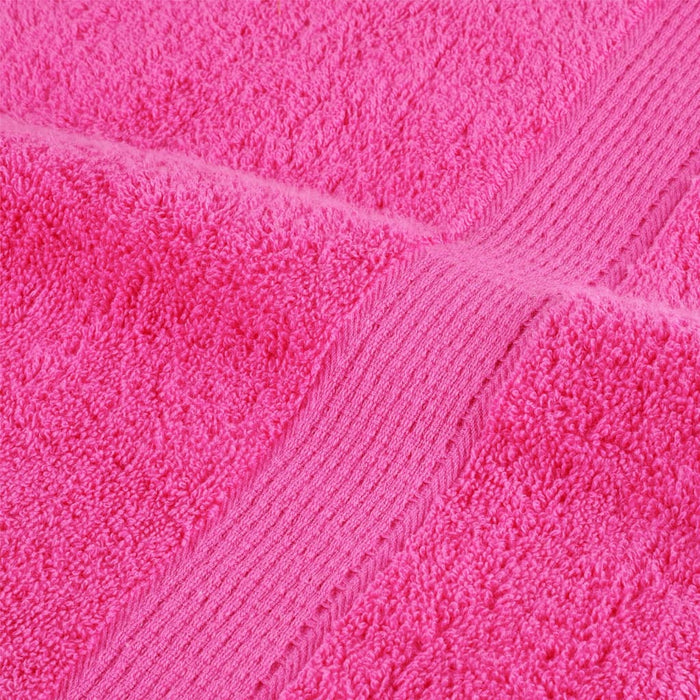 Salviette Premium 10 pz Rosa 30x30 cm 600 g/m² 100% Cotone 137517