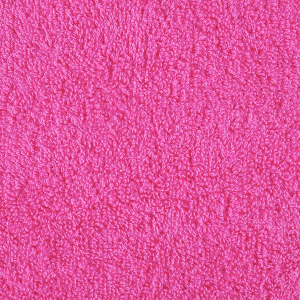 Asciugamani per Ospiti 10 pz Rosa 30x50 cm 600 g/m² 100% Cotone 137520