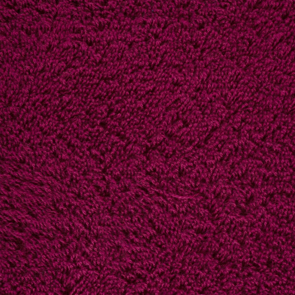 Set Asciugamani 8 pz Bordeaux 600 gsm 100% Cotone 137539