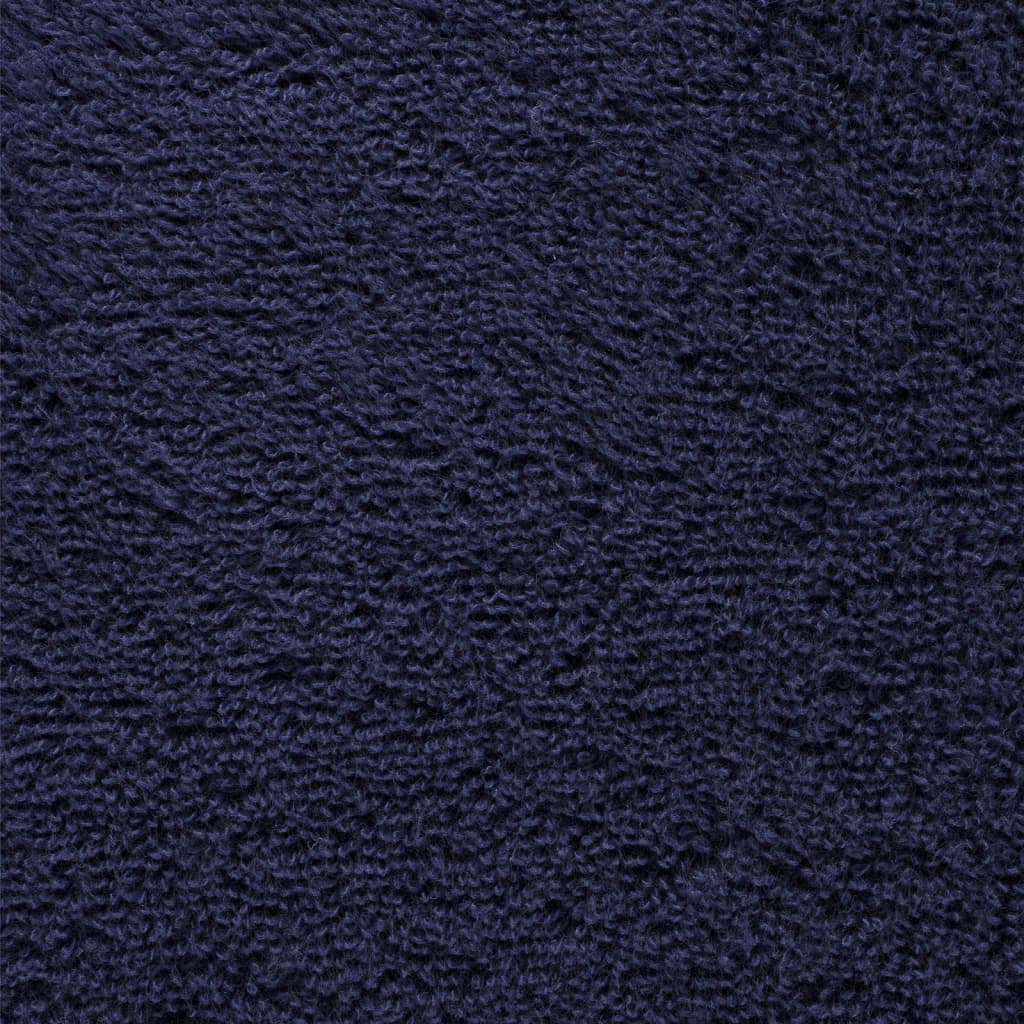 Set Asciugamani 8 pz Blu Navy 600 gsm 100% Cotone 137541