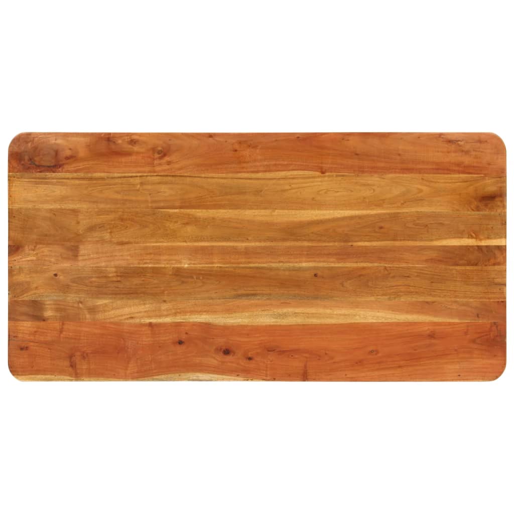 Tavolo da Pranzo 110x55x76 cm Legno Massello di Acacia 356251