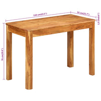 Tavolo da Pranzo 110x55x76 cm Legno Massello di Acacia 356251