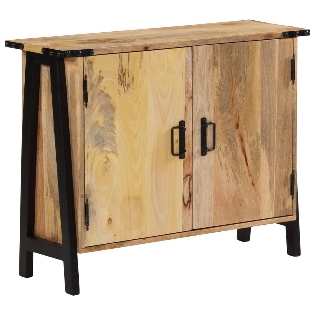 Credenza 88x30x69 cm in Legno Massello di Mangocod mxl 113006