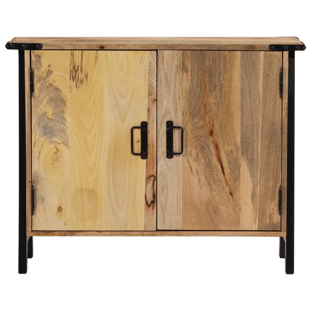 Credenza 88x30x69 cm in Legno Massello di Mangocod mxl 113006