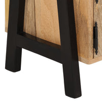 Mobile Porta TV 110x35x40 cm in Legno Massello di Mango 372722