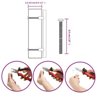 Maniglie per Mobili 20pz Argento 128mm in Acciaio Inox 3203589