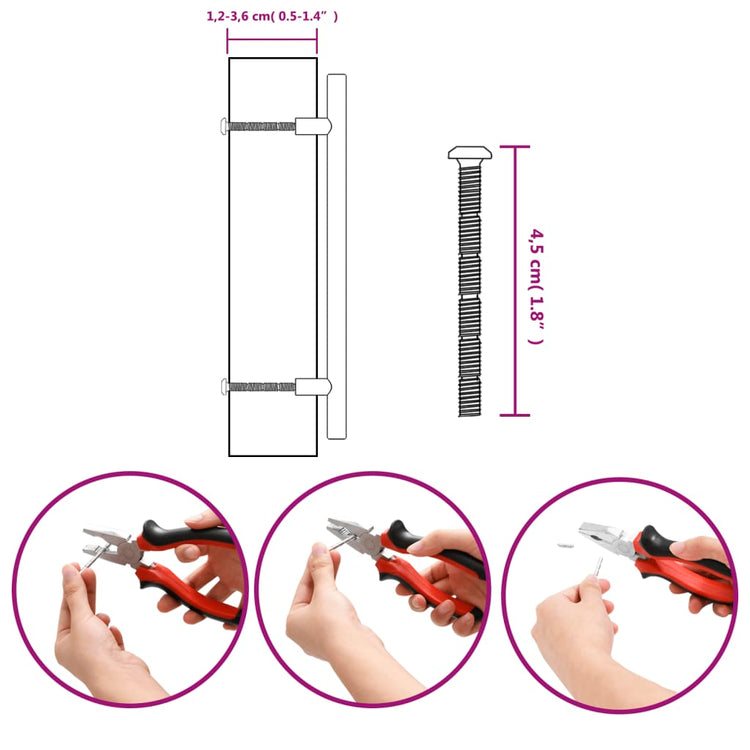 Maniglie per Mobili 20 pz Argento 160 mm in Acciaio Inox 3203590