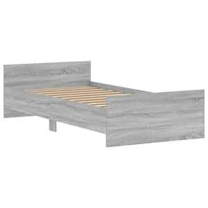 Giroletto Grigio Sonoma 90x200 cm in Legno Multistrato 835930