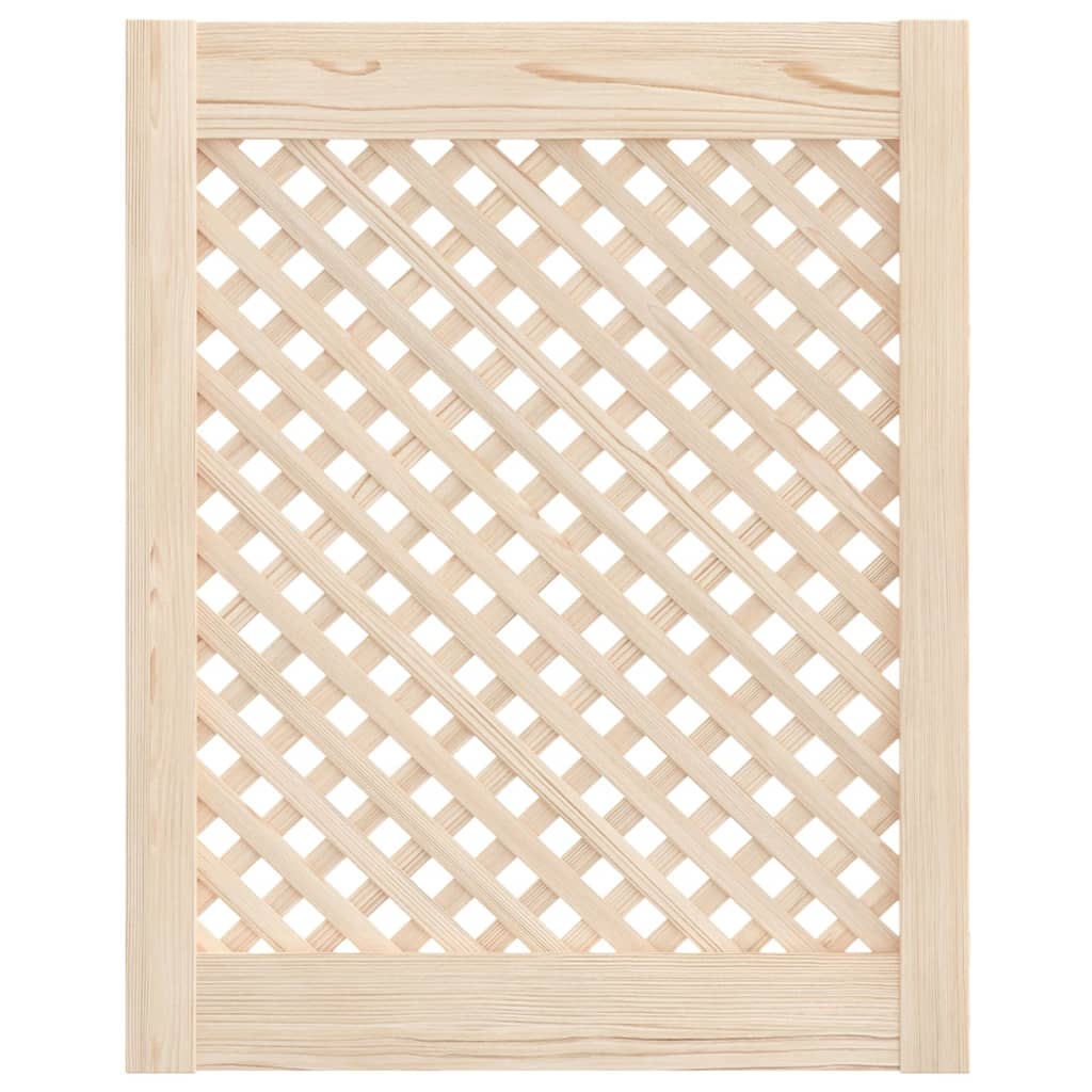 Ante con Design a Reticolo 2 pz 49,5x61,5 cm in Legno di Pinocod mxl 131846