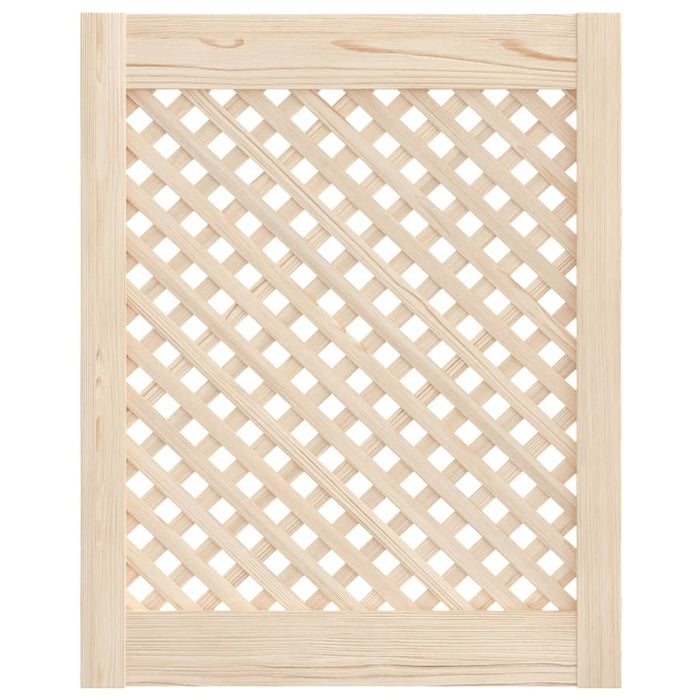 Ante con Design a Reticolo 2 pz 49,5x61,5 cm in Legno di Pinocod mxl 131846