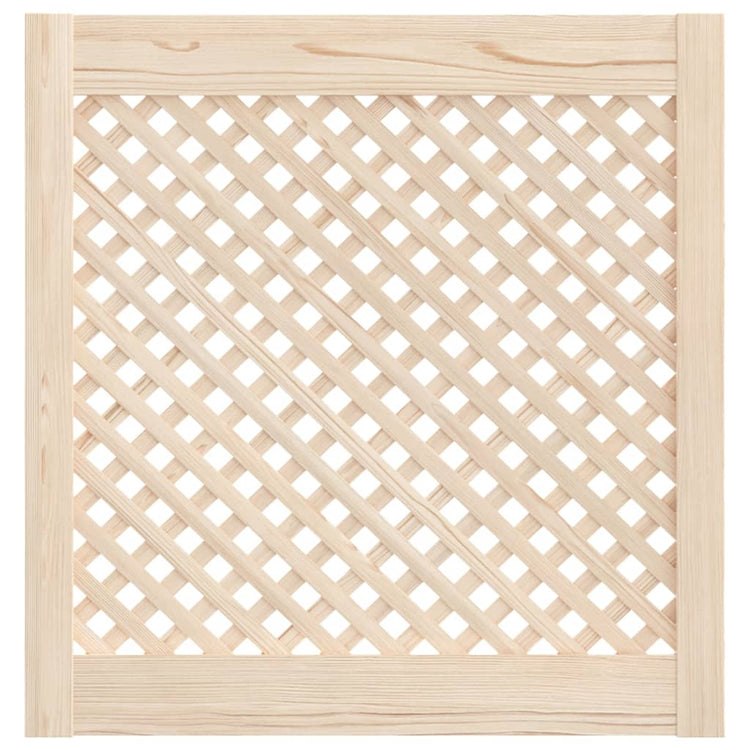 Ante con Design a Reticolo 2 pz 59,5x61,5 cm in Legno di Pino 372792